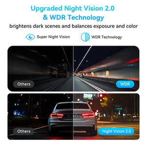 DDPAI MINI Pro 2K Dash Cam WiFi Car DVR Night Vision Smart Voice