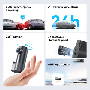 DDPAI MINI Pro 2K Dash Cam WiFi Car DVR Night Vision Smart Voice
